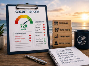 Learn what derogatory items on your credit report mean, how long they can remain and what you can do to rebuild your credit over time.