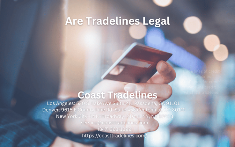 are tradelines legal