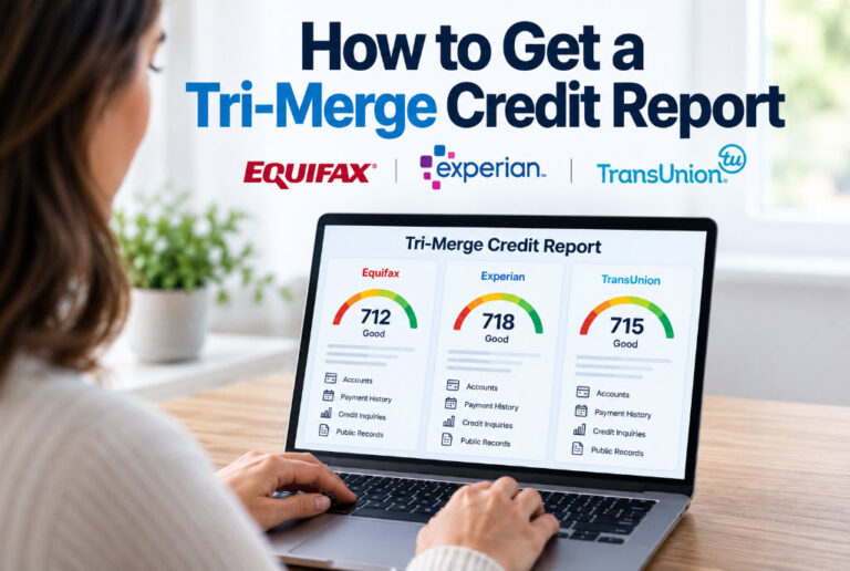 Learn how to get a tri-merge credit report, how three-bureau reports work, what information they include, and when you may need one for a mortgage.